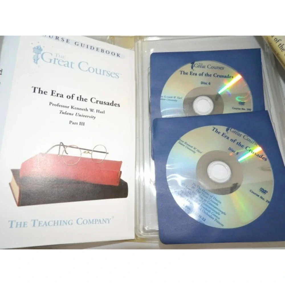 The Great Courses The Era of the Crusades Parts 1, 2, & 3 Guidebook and Discs